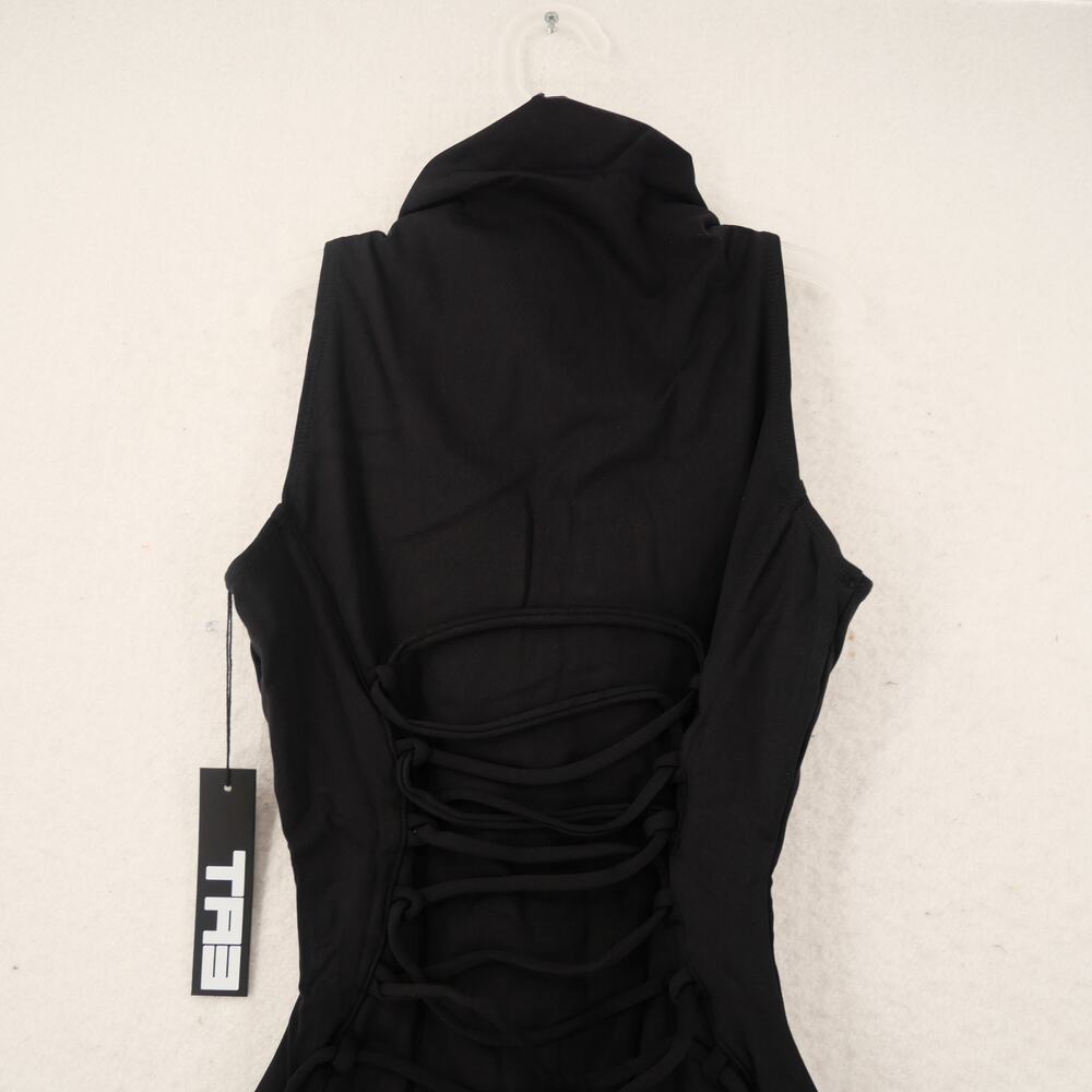 NEW TA3 Women's XS Sleeveless Surfy Shapewear One Piece Swimsuit Black Reg/Long - Picture 9 of 14